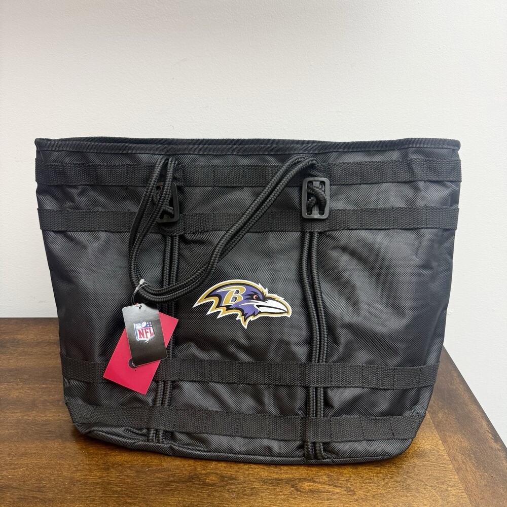 Baltimore Ravens FOCO Molly Tote Bag New with Tags Black NFL Football